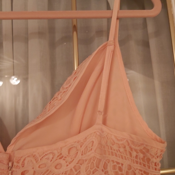 ππPeplum Crochet Lace Summer Dressππ - Picture 4 of 6